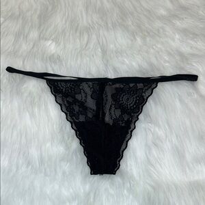 2015 PINK Victoria's Secret Extra Low Rise V String Thong Panty M